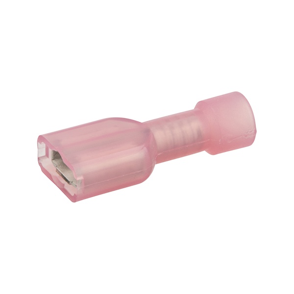 NSI IF12-250-3N-S Female Disconnect, 12 to 10 AWG Conductor, 0.25 x 0.032 in Tab, Yellow, Fully Insulated