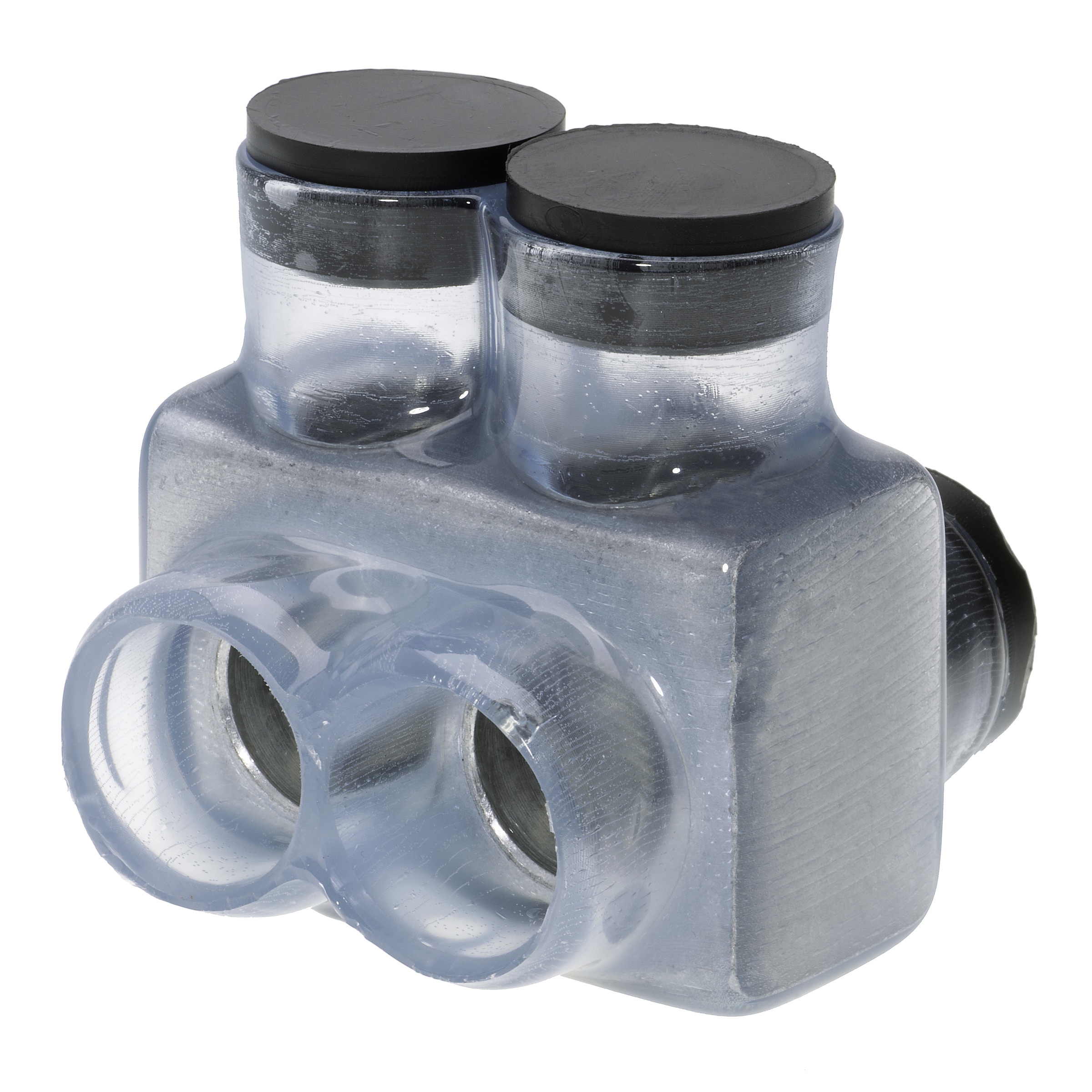 Polaris® IT-350C IT Series Double Sided Entry Dual Rated Pre-Insulated Connector, 6 AWG to 350 kcmil Copper/Aluminum Conductor, Plastisol