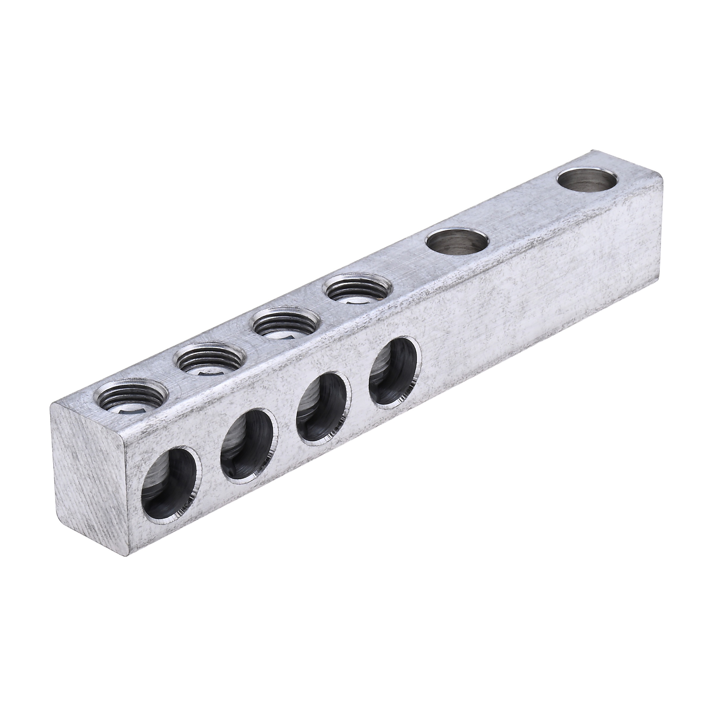 Polaris® STL250-4 STL Lug, 6 AWG to 250 kcmil, 1/2 in Stud, 2 Bolt Holes, Aluminum