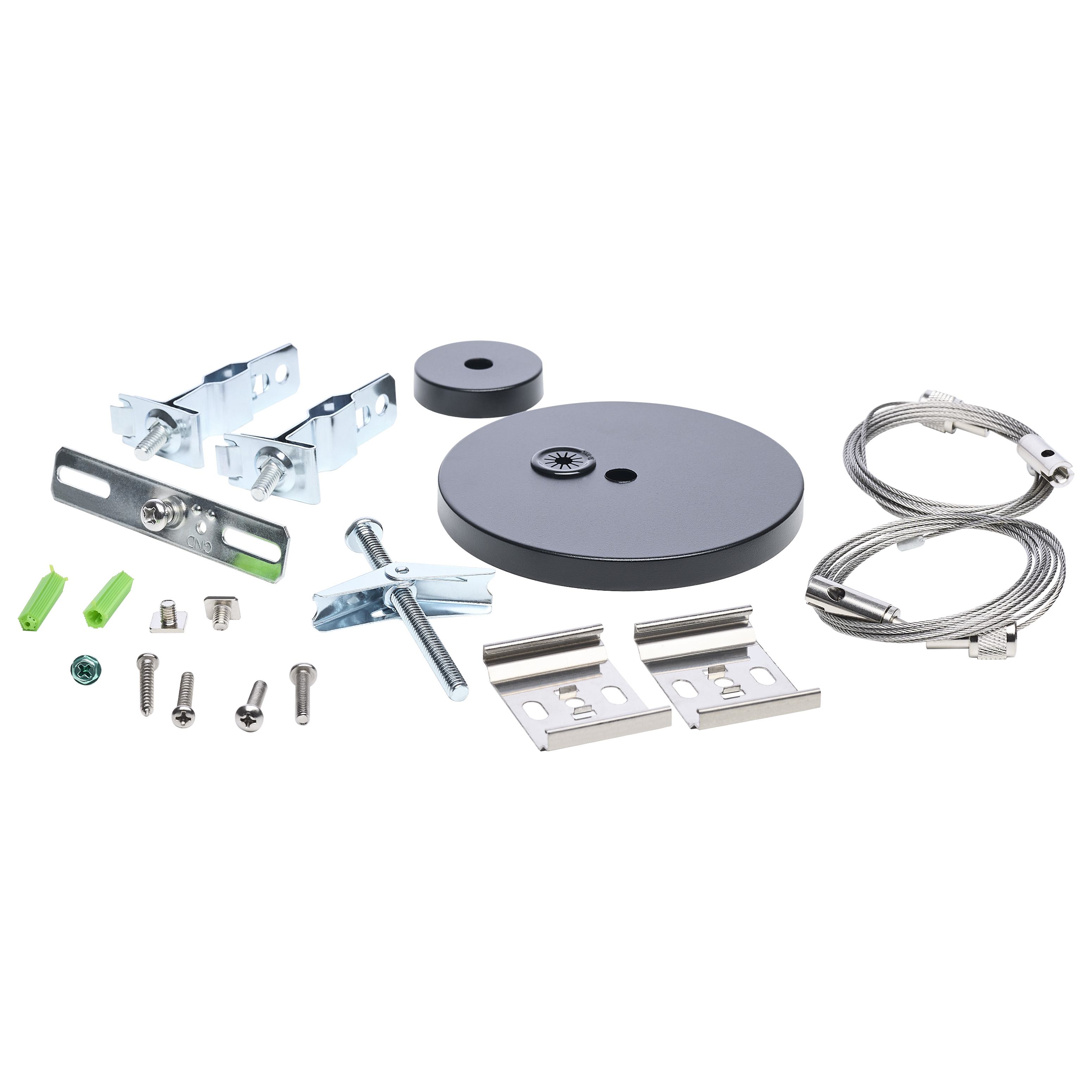 SATCO® 65-1193 Momentum Single Unit Suspension Kit, For Use With LED Linear System, -4 to 113 degree Fahrenheit Operating Temperature, Steel