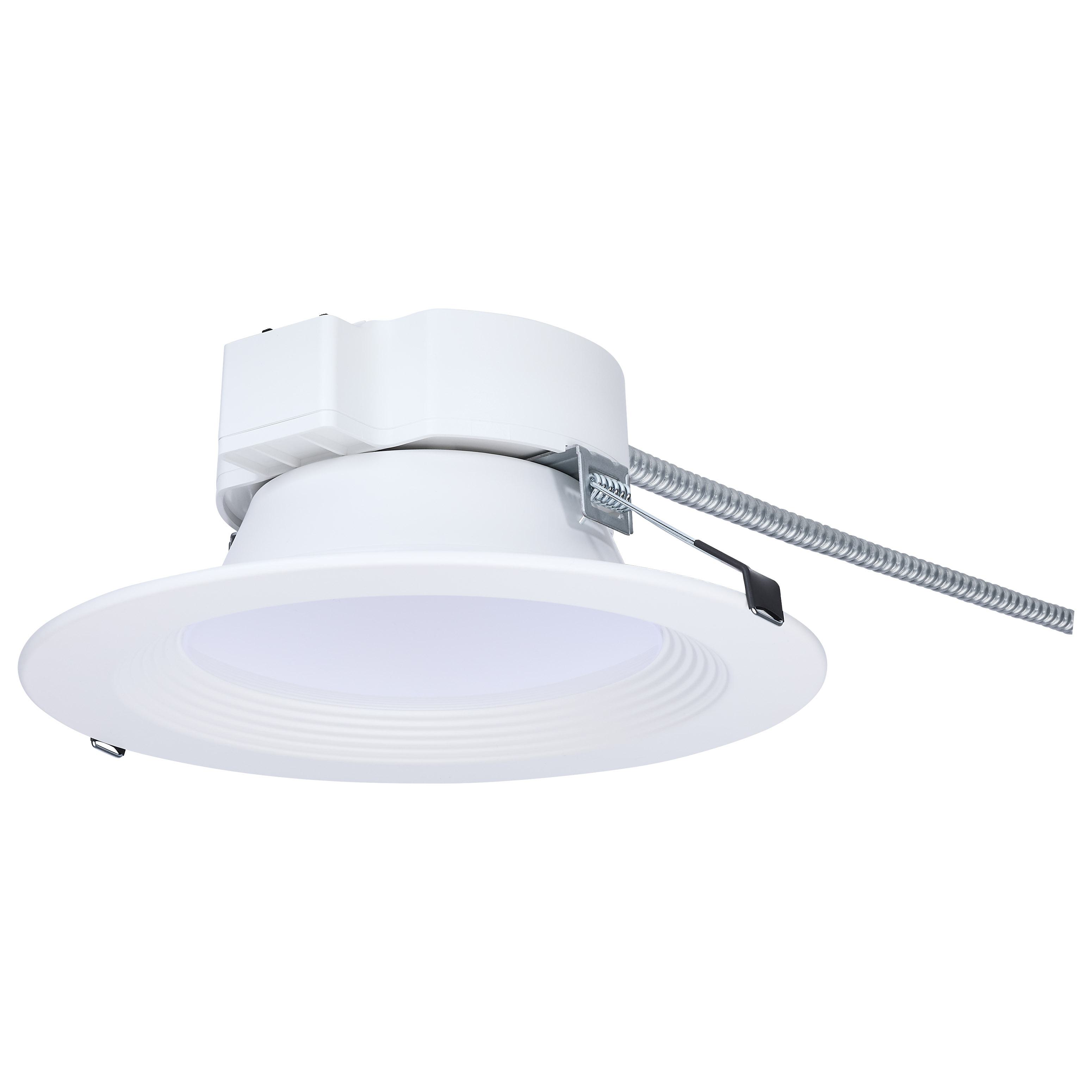 SATCO® S21602 Dimmable Remote Driver LED Downlight, 120 to 347 V, Aluminum Housing