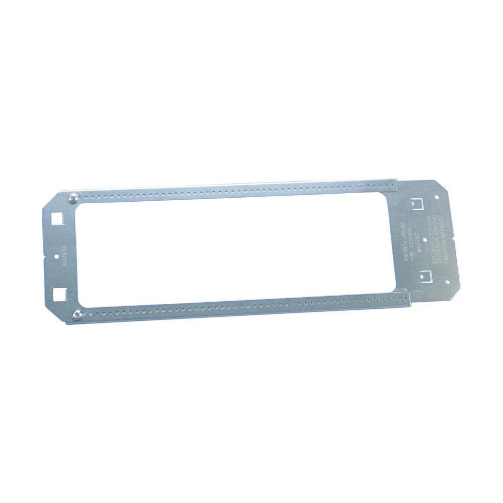 nVent CADDY A1B1624 Between-Stud Bracket, 16 to 24 in Stud Spacing, Steel, Pre-Galvanized
