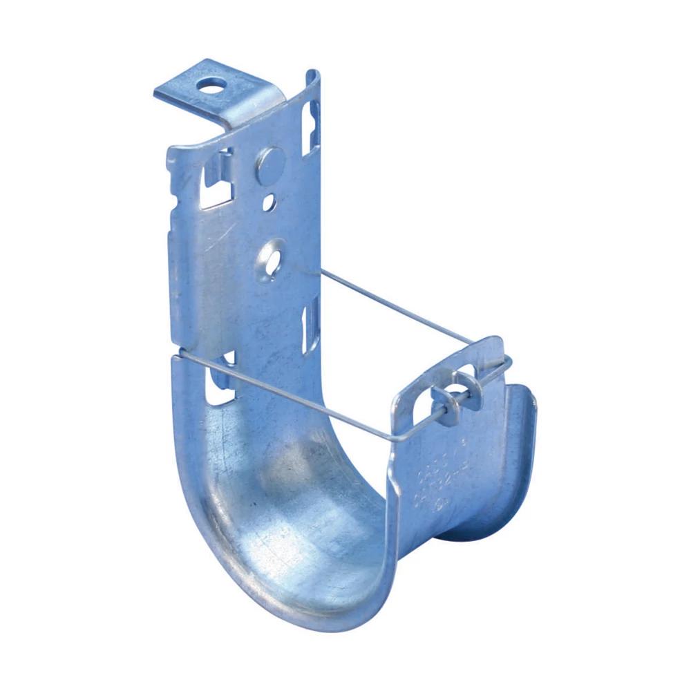nVent CADDY CAT32HPAB CAT HP J-Hook With Angle Bracket, 2 in Dia, 60 lb Static Load, For Use With High Performance Cable Support System, Steel