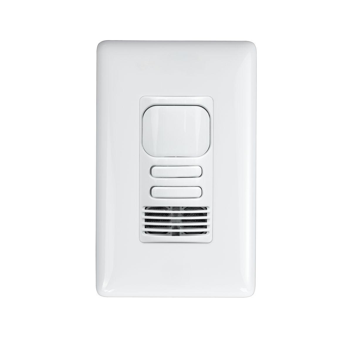 NX Lighting Controls LHRDMMTS2-N-WH Dual Sensor, 120/277 V, Passive Infrared/Ultrasonic Sensor, 1000 sq-ft Coverage, 180 deg Viewing, Wall Mounting