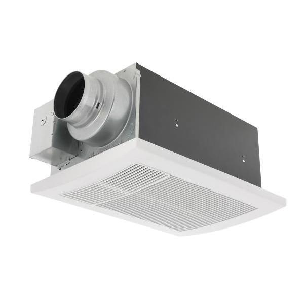 Panasonic WhisperWarm DC™ FV-0511VH1 Precision Spot Heater Ventilation Fan, 50/80/110 cfm Flow Rate, 4 in, 6 in Dia Duct, 120 V, 1600 W