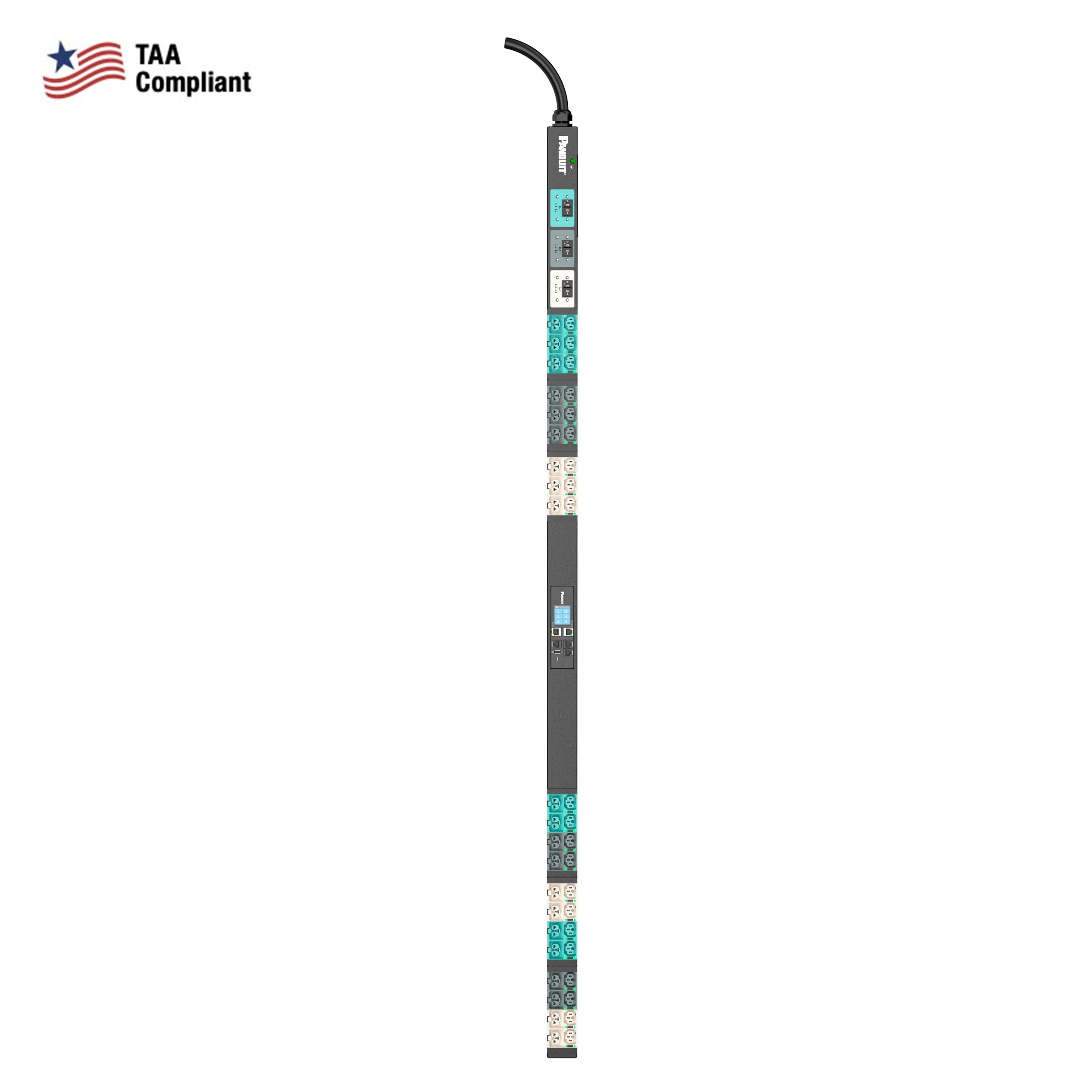 Panduit® E42G04LTAA Power Outlet Strips