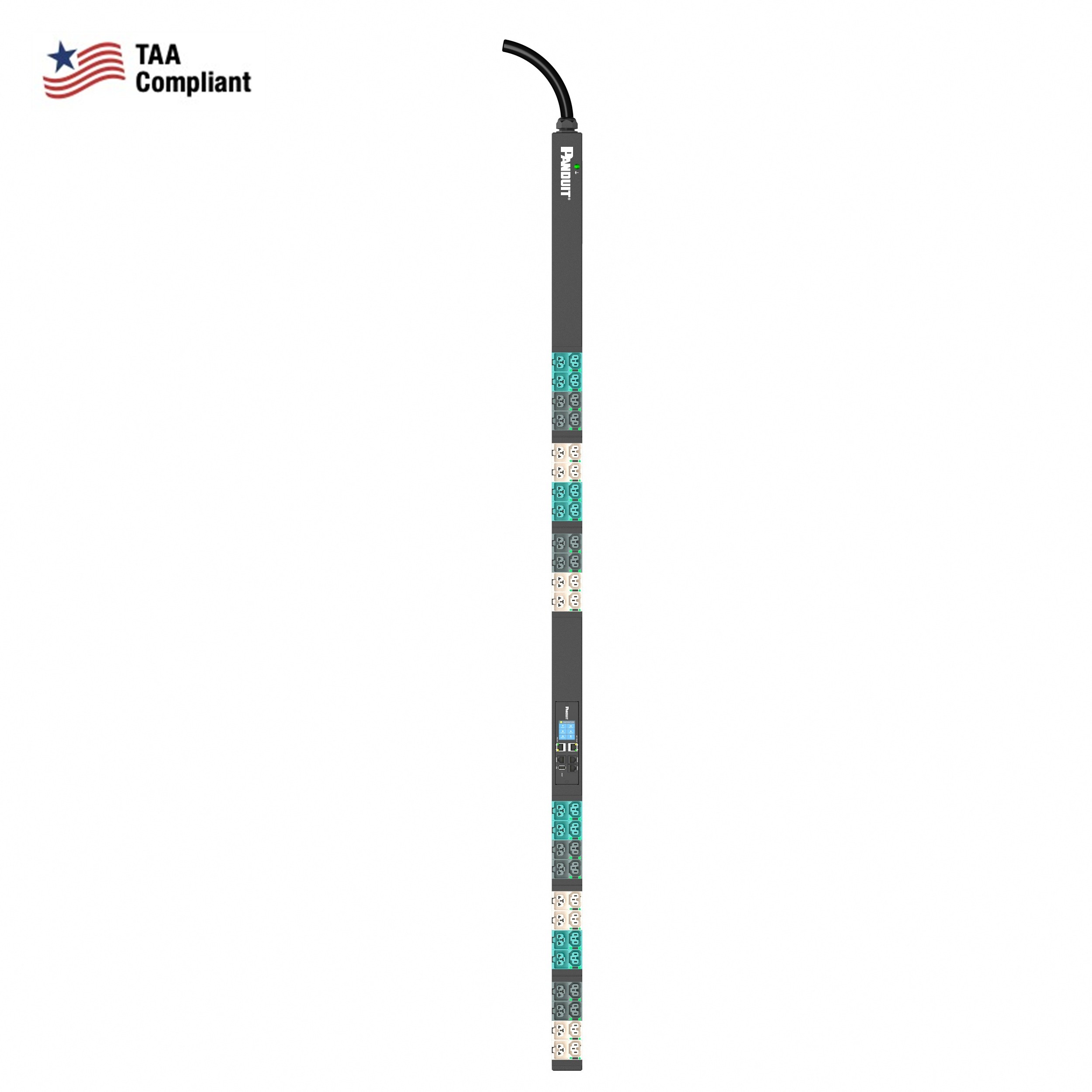 Panduit® E48E23LTAA Power Outlet Strips