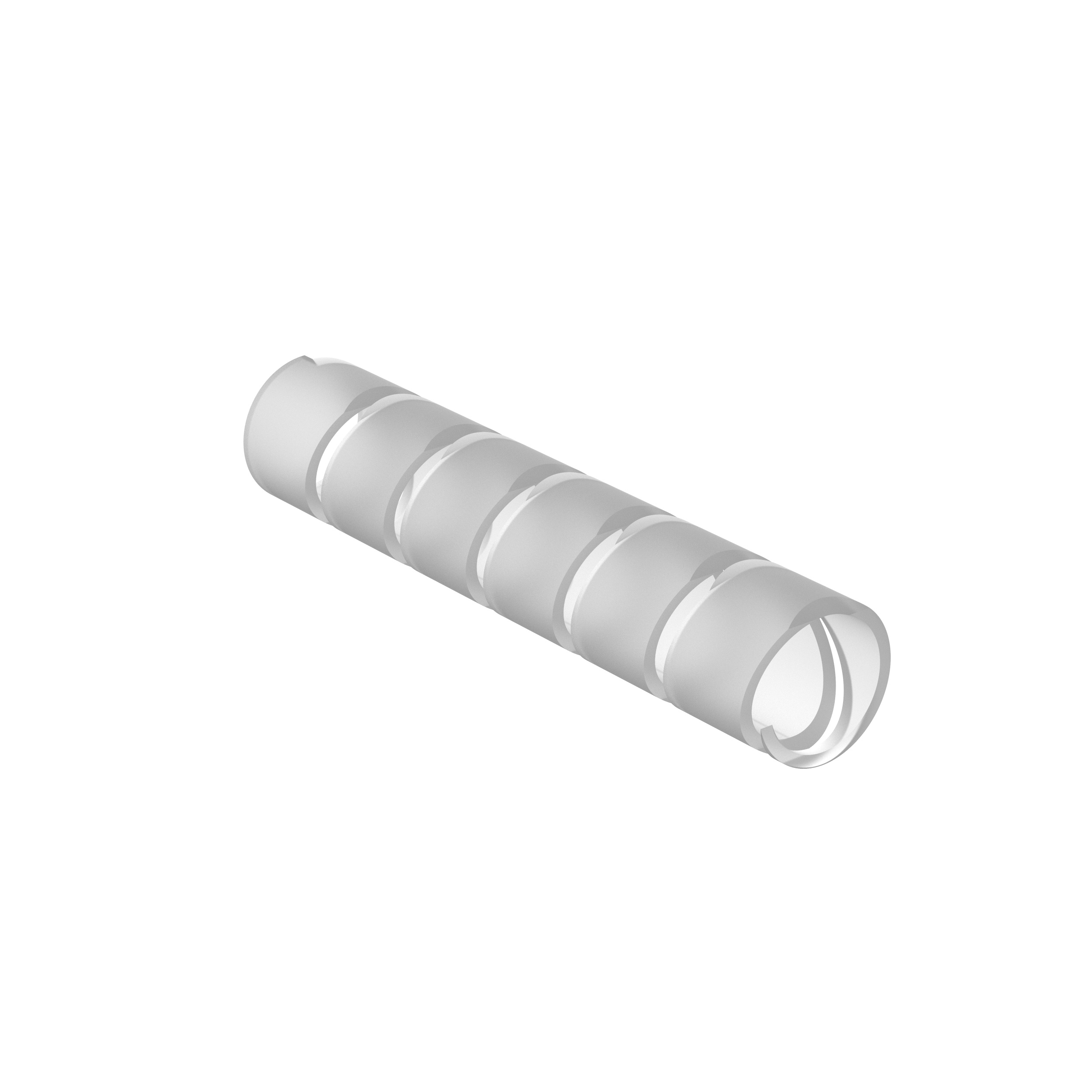 Panduit® T38F-C Reusable Reverse Cut Spiral Wrap, 0.38 in OD Dia x 100 ft L x 0.055 in THK, Polyethylene, Natural
