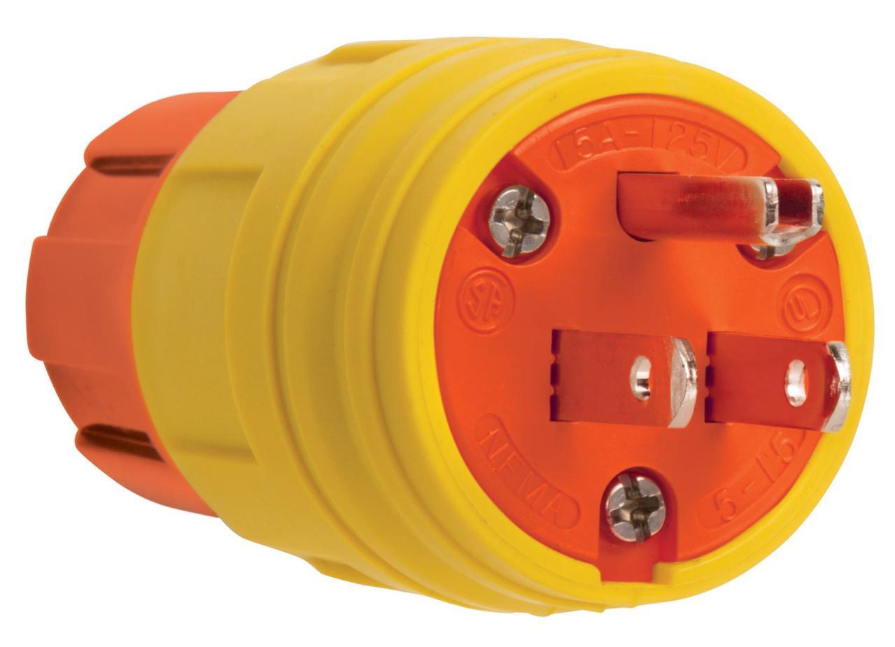 Pass & Seymour® 14W47AM Straight Blade Plugs