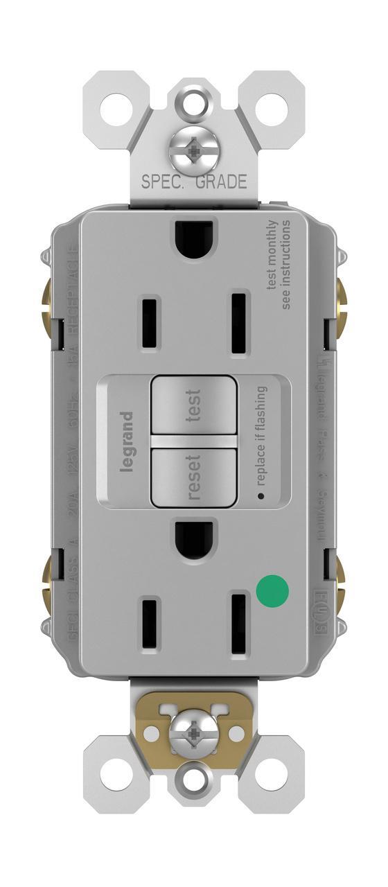 Pass & Seymour® 1597HGGRY GFCI Receptacles