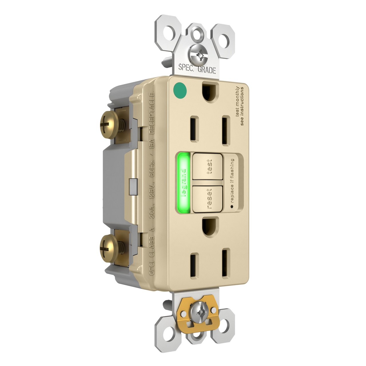 Pass & Seymour® 1597HGTRPII GFCI Receptacles