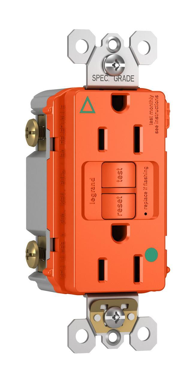 Pass & Seymour® 1597IGHGTRO GFCI Receptacles