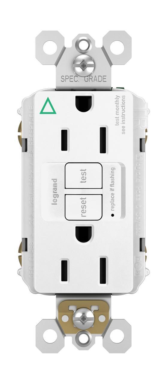 Pass & Seymour® 1597IGTRW GFCI Receptacles