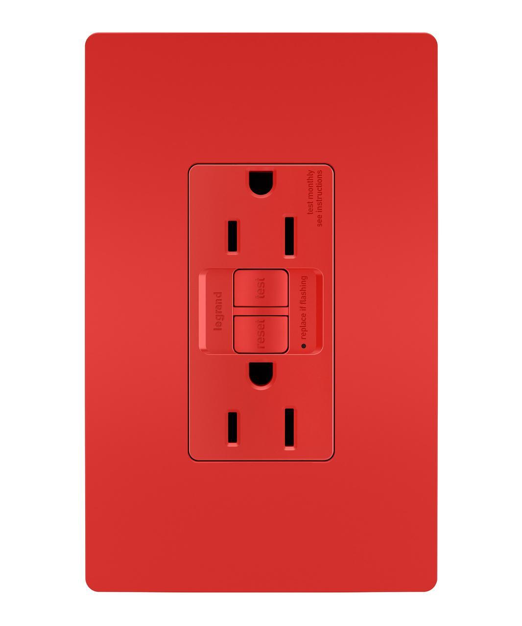 Pass & Seymour® 1597RED GFCI Receptacles