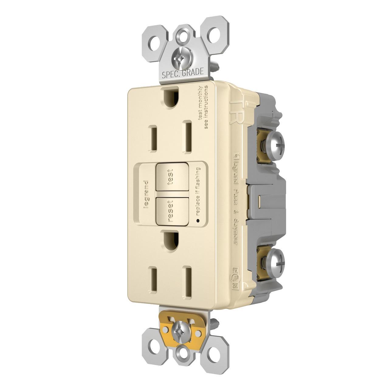 Pass & Seymour® 1597TRLA GFCI Receptacles