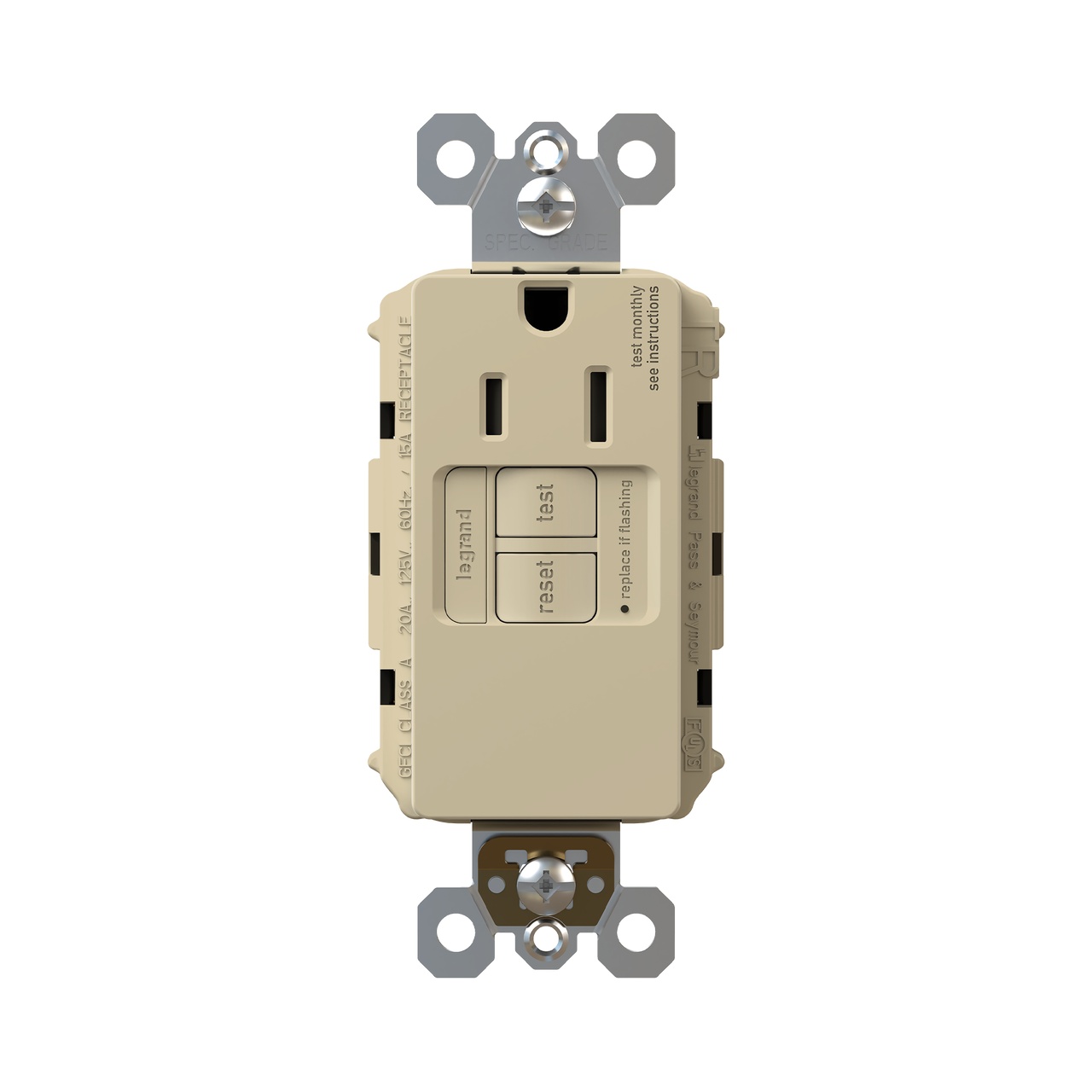 Pass & Seymour® 1597TRSGLI GFCI Receptacles