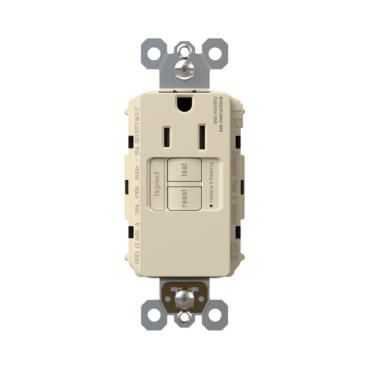 Pass & Seymour® 1597TRSGLLA GFCI Receptacles
