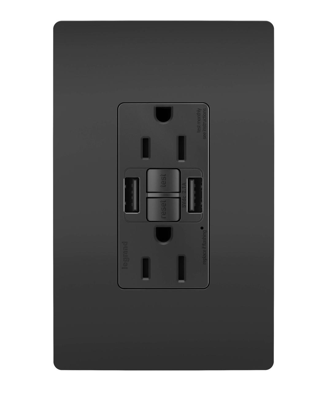 Pass & Seymour® 1597TRUSBAABK Combination GFCI Devices