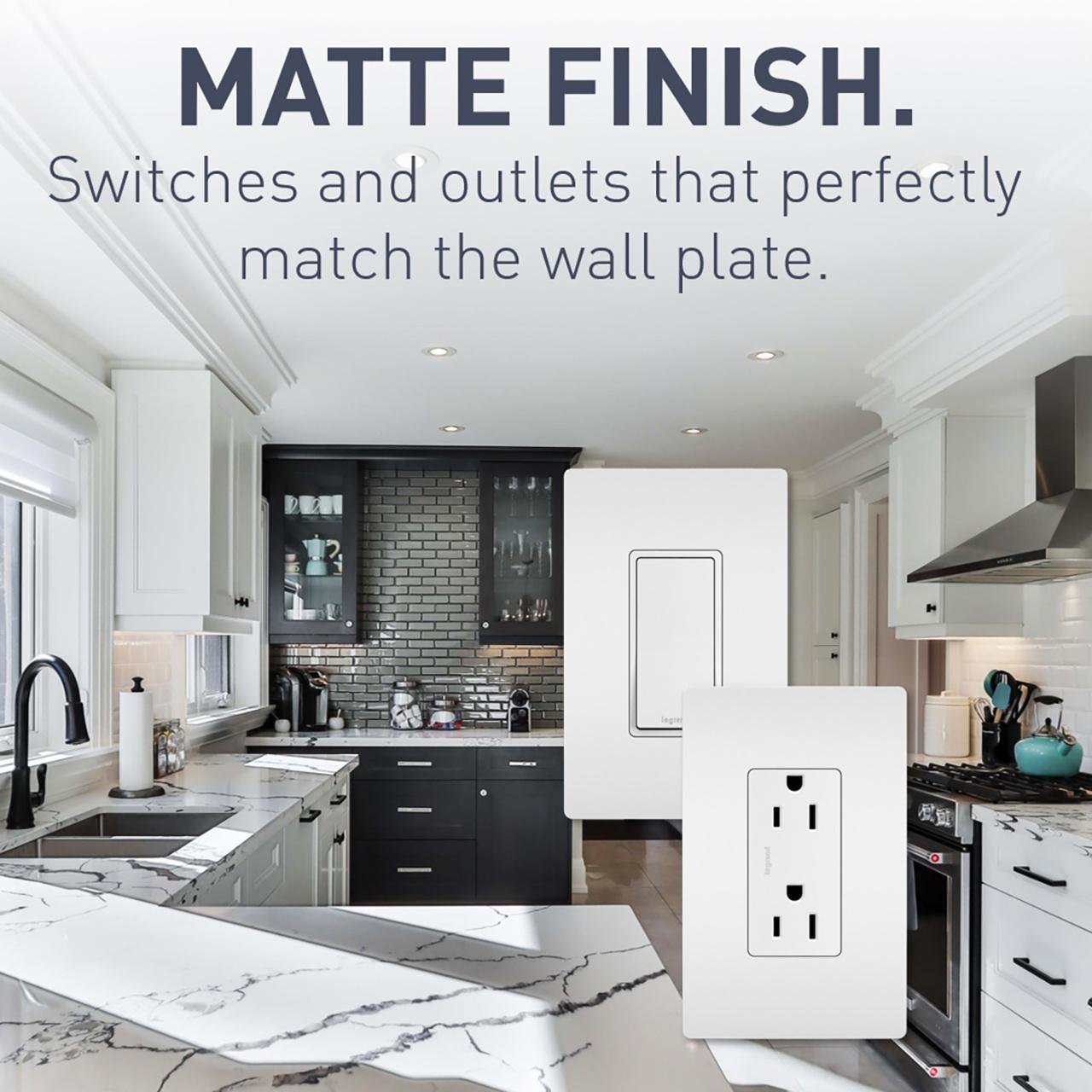 Pass & Seymour® WRR26USBAC6W Receptacles & USB Ports