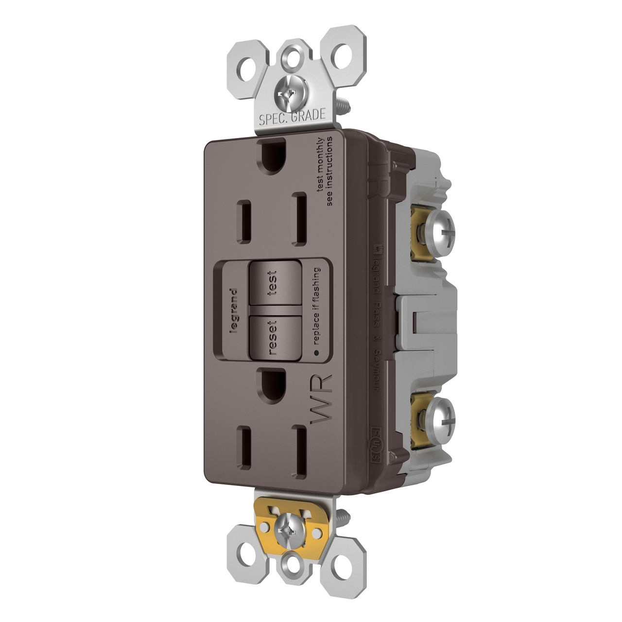 Pass & Seymour® 1597TRWR GFCI Receptacles