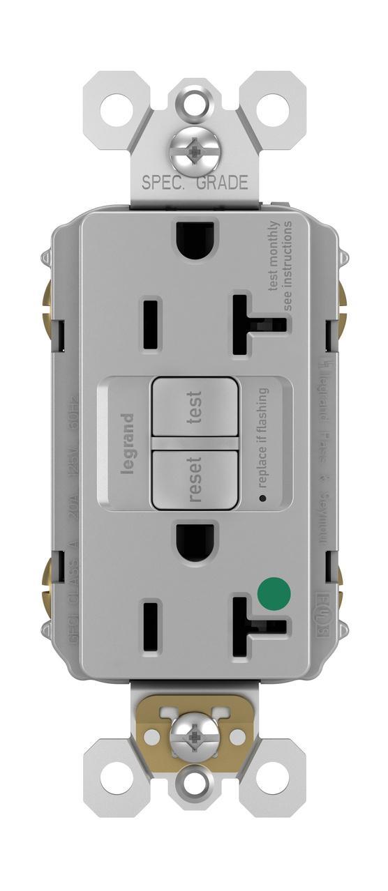 Pass & Seymour® 2097HGGRY GFCI Receptacles