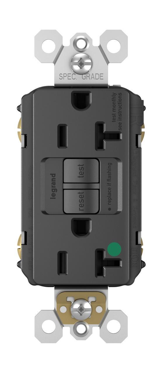 Pass & Seymour® 2097HGTRBK GFCI Receptacles