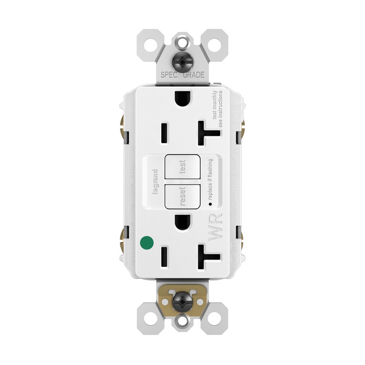 Pass & Seymour® 2097HGTRWRW GFCI Receptacles