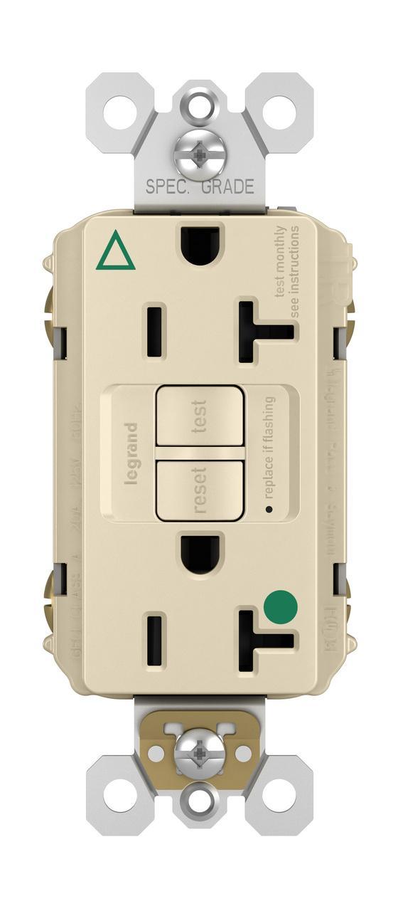 Pass & Seymour® 2097IGHGTRLA GFCI Receptacles