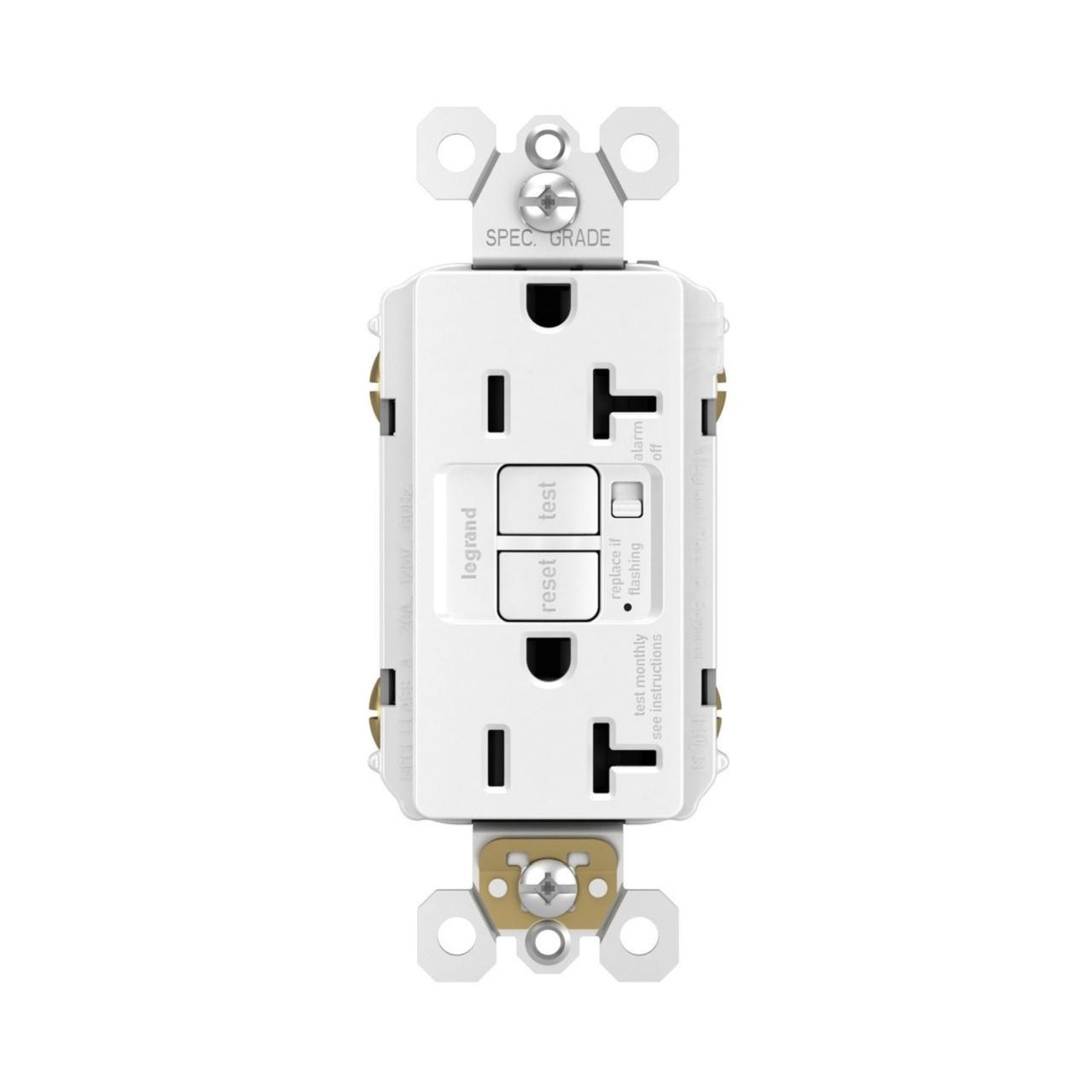 Pass & Seymour® 2097TRAAPLW GFCI Receptacles