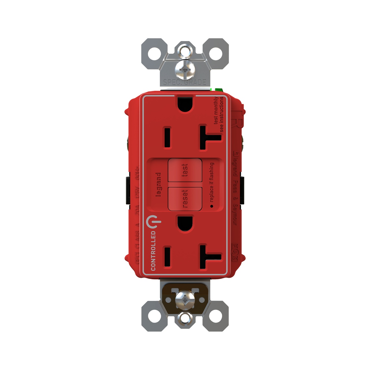 Pass & Seymour® 2097TRCDRED GFCI Receptacles