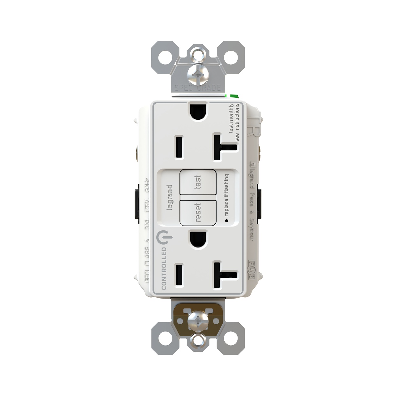 Pass & Seymour® 2097TRCDW GFCI Receptacles