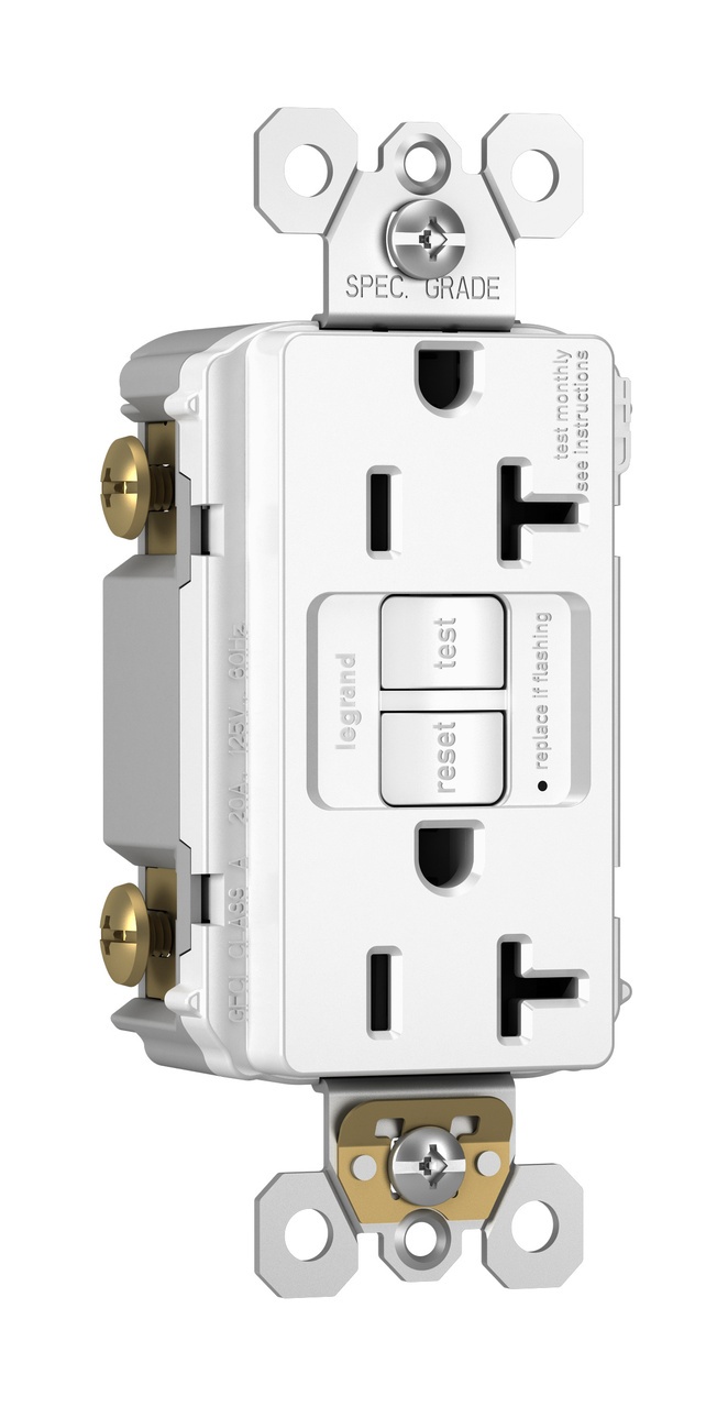 Pass & Seymour® 2097TRW GFCI Receptacles