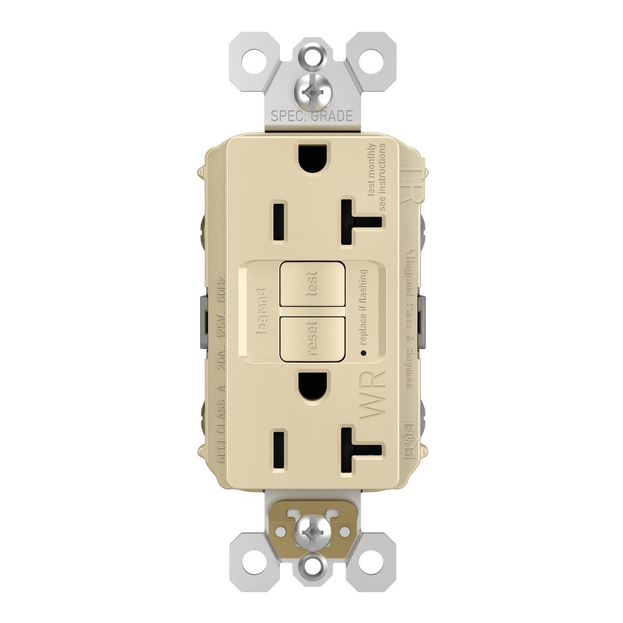 Pass & Seymour® 2097TRWRI GFCI Receptacles