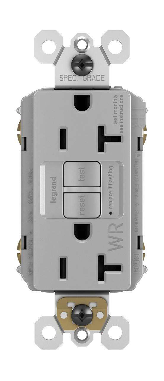 Pass & Seymour® 2097TRWRNAGRY GFCI Receptacles