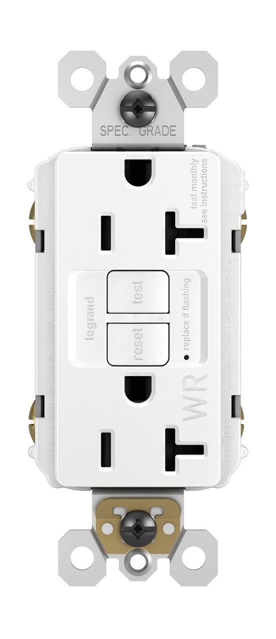 Pass & Seymour® 2097TRWRNAW GFCI Receptacles