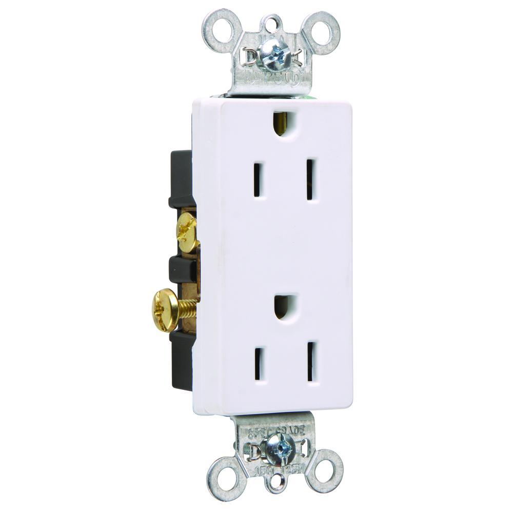Pass & Seymour® 26242W Straight Blade Receptacles