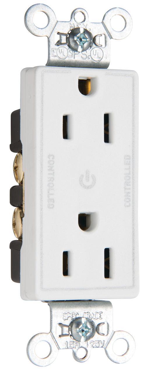 Pass & Seymour® 26252CDW Straight Blade Receptacles