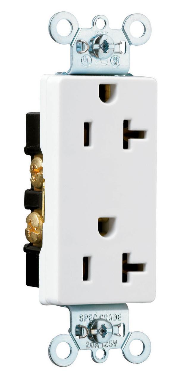 Pass & Seymour® 26342W Straight Blade Receptacles