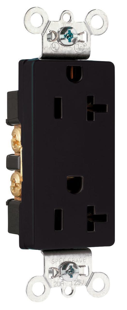 Pass & Seymour® 26352BK Straight Blade Receptacles