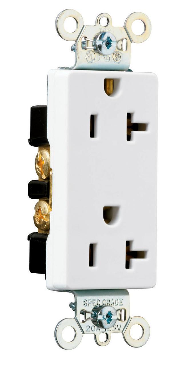 Pass & Seymour® 26352W Straight Blade Receptacles