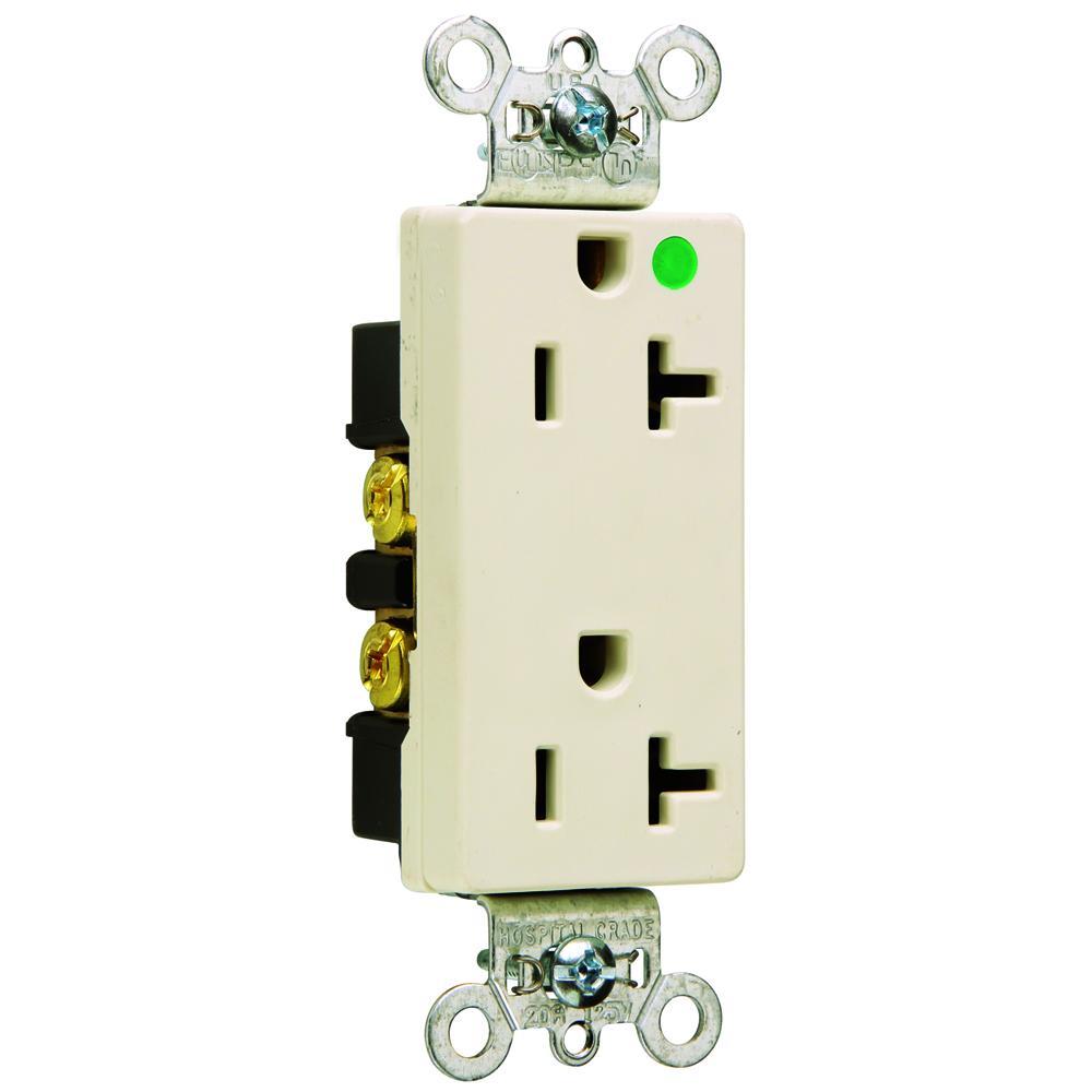 Pass & Seymour® 26362HGLA Straight Blade Receptacles
