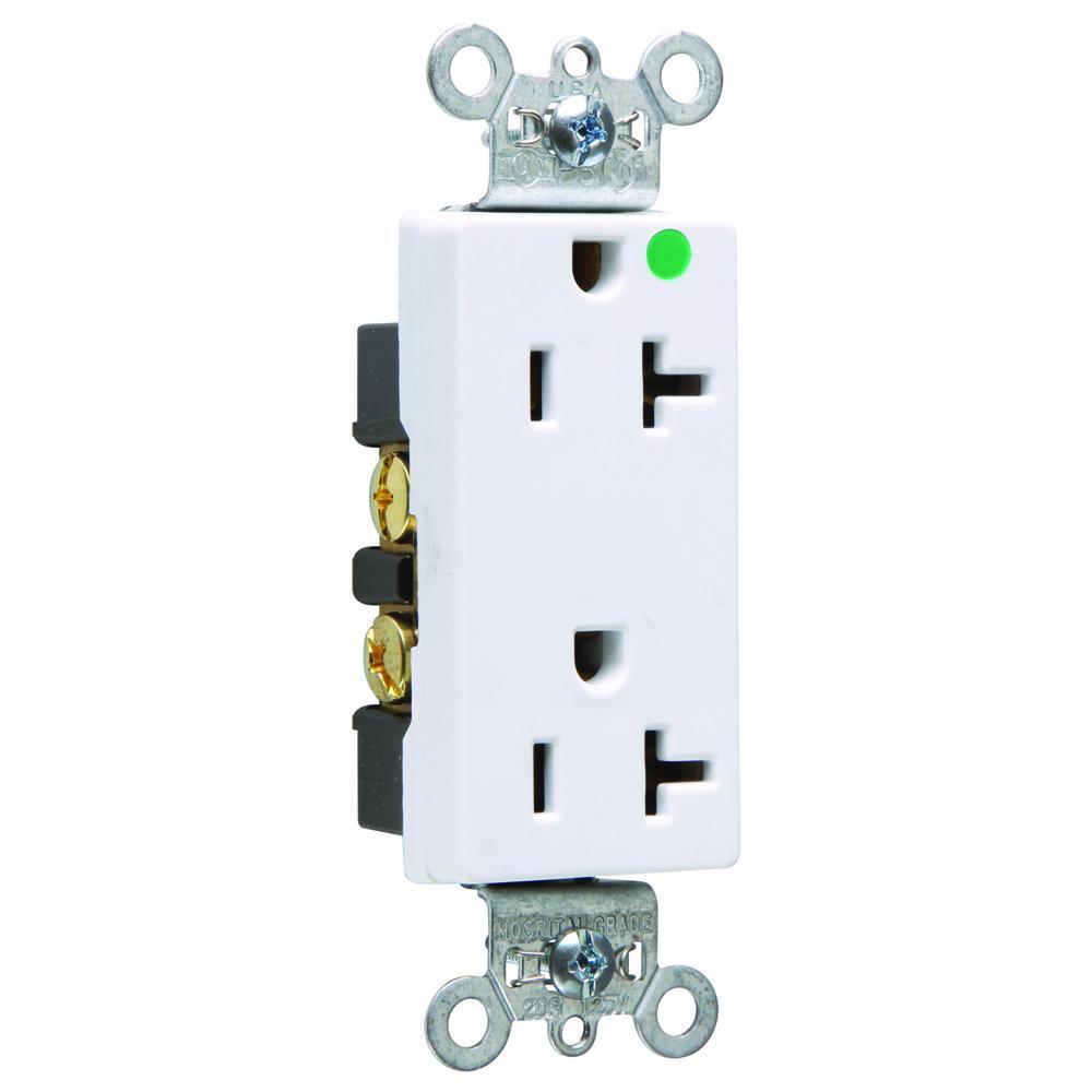 Pass & Seymour® 26362HGW Straight Blade Receptacles