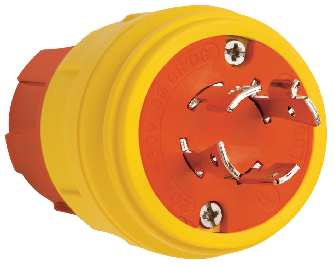 Pass & Seymour® 26W76AM Locking Plugs
