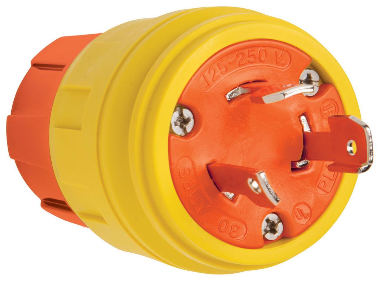 Pass & Seymour® 28W09AM Locking Plugs