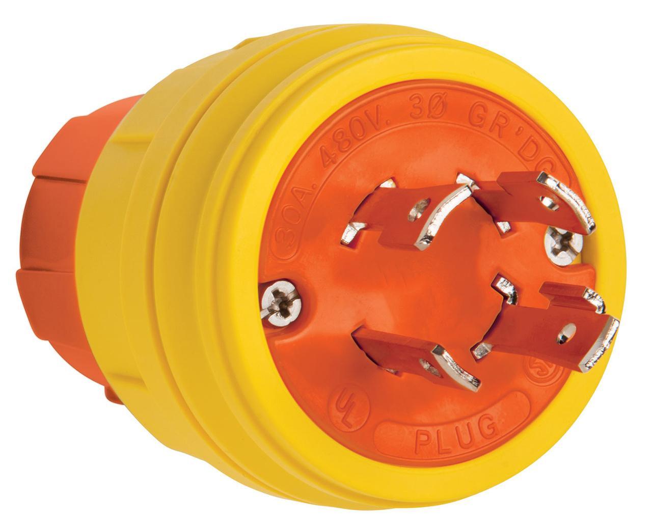 Pass & Seymour® 28W76AM Locking Plugs