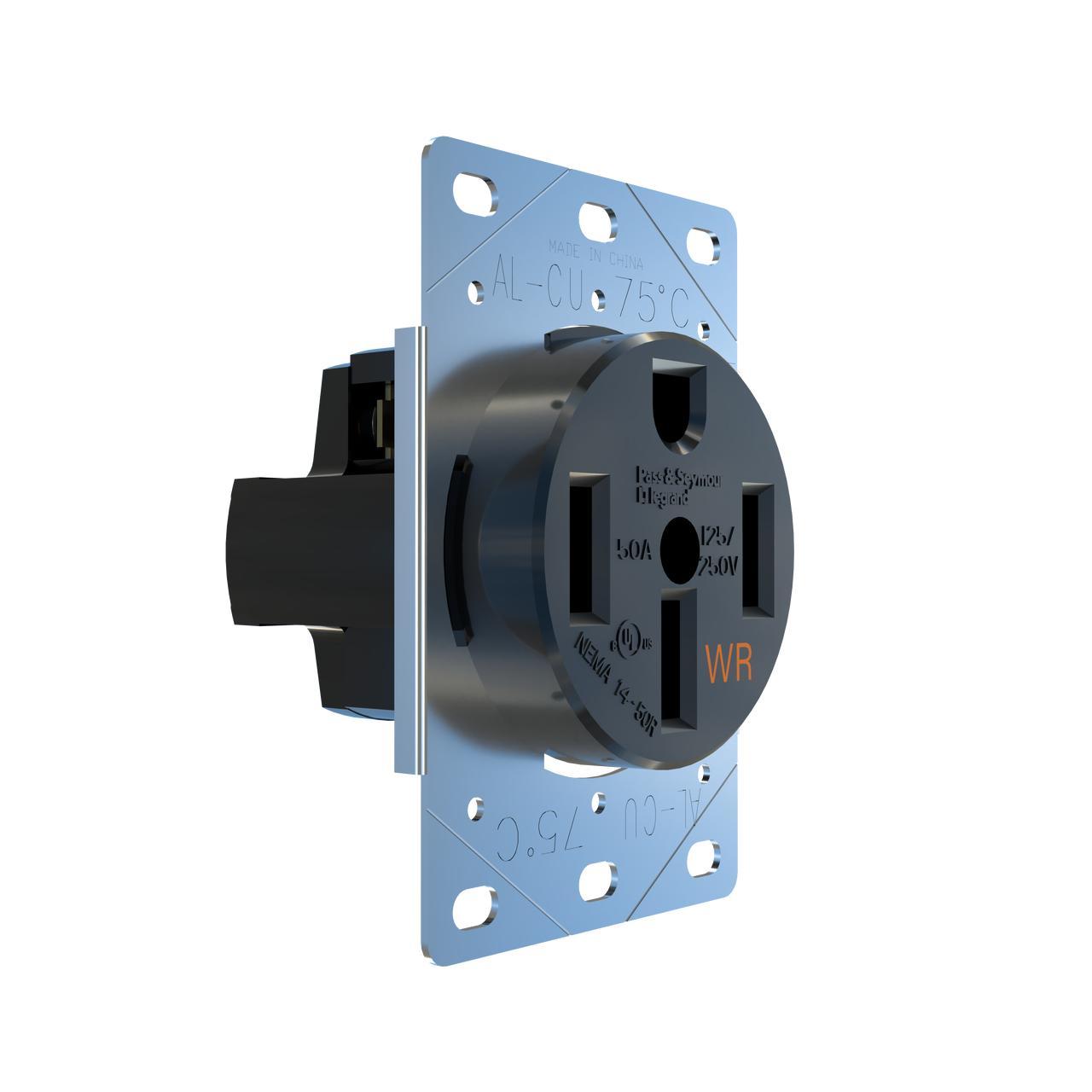 Pass & Seymour® 3894WR Straight Blade Receptacles