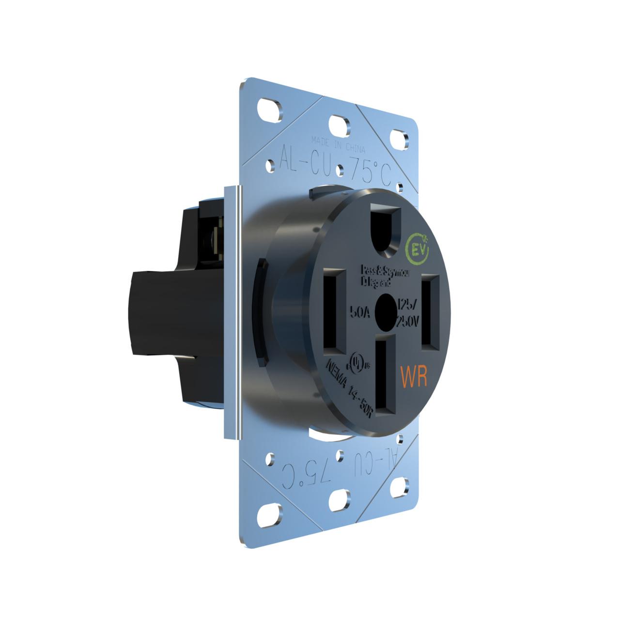 Pass & Seymour® 3894WREV Electric Vehicle Charging Station Access.