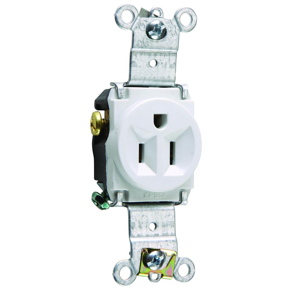 Pass & Seymour® 5261W Straight Blade Receptacles