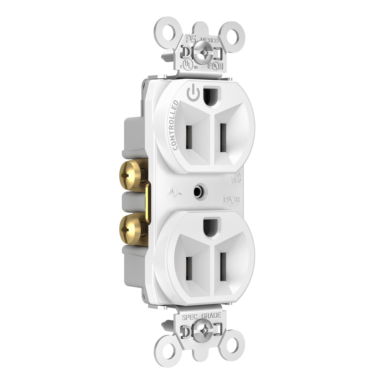 Pass & Seymour® 5262CHW Straight Blade Receptacles