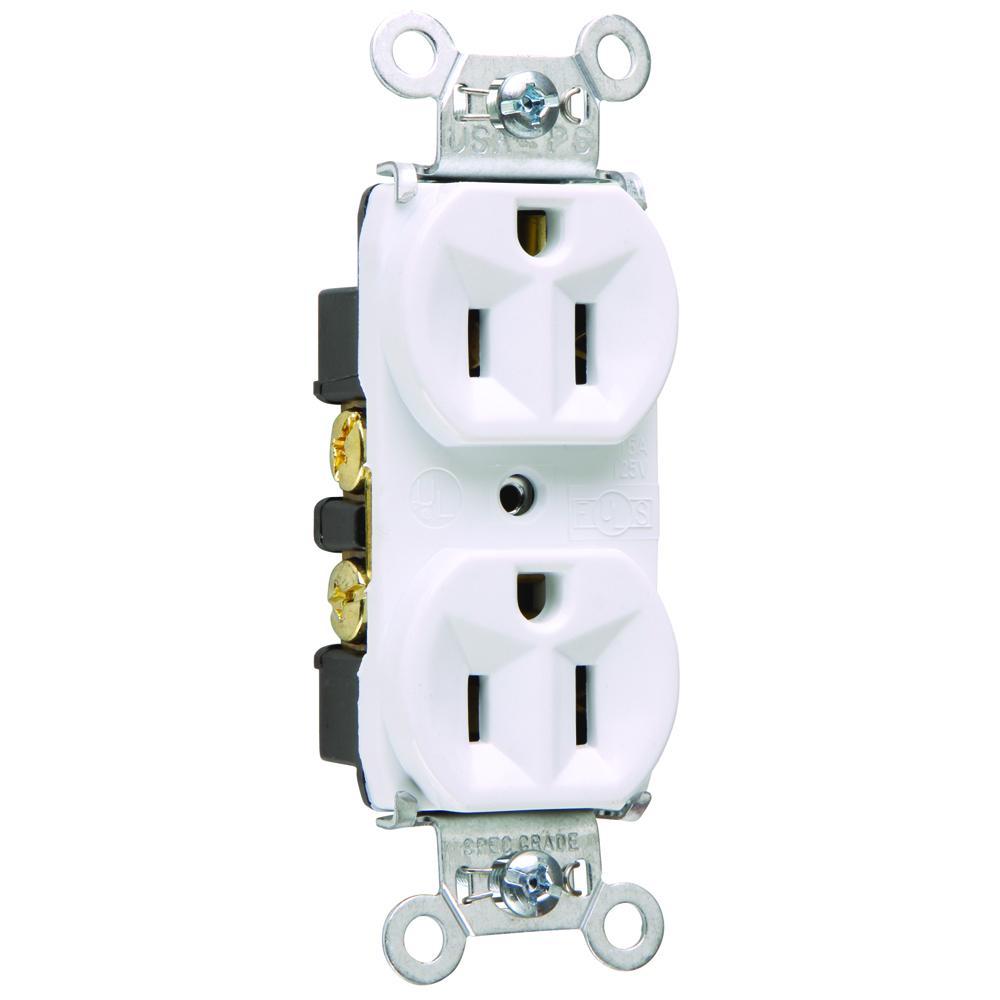 Pass & Seymour® 5262W Straight Blade Receptacles